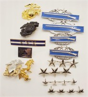 (FW) US Army Airbourne and Military Lapel Pins