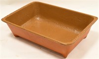 Clay Hog House Cast Metal Hog Trough