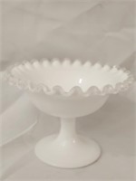 Vintage Fenton Stemmed Bowl