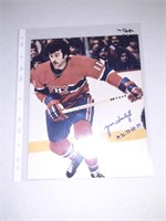 Yvon Lambert Autographed 8 x 10 Photo with COA