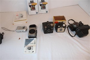 Antique Kodak Brownie Bullet Cameras