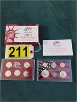 2007 Proof Set with 7 Silver Proof Coins