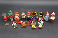 13 Erzgebirge "Naughty Boy" & Austrian Wood Dolls