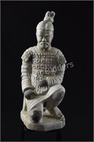 Ceramic Asian Warrior Stature