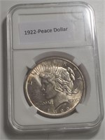 1922 PEACE $1 DOLLAR US 90% SILVER