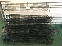 Lot of 25 Slat Board Wire Wall Baskets