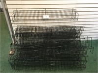 Lot of 25 Slat Board Wire Wall Baskets
