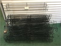 Lot of 25 Slat Board Wire Wall Baskets