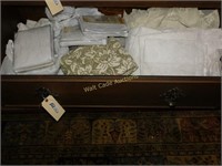Curtain and Curtain Rod Mixed Drawer Lot