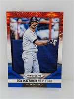 2014 Panini Red White & Blue Prizm Don Mattingly