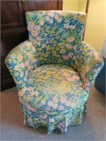 Upholstered Skirted Chair