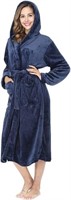 RONGTAI Womens Long Robes Plush Fleece Nightgown T