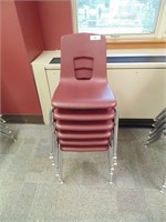 (6) School 26"T Chairs from Room #502
