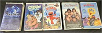 4 kid's movies VHS
