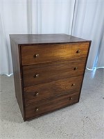 Vintage Wooden 4 Drawer Dresser