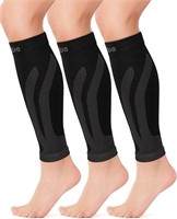 CAMBIVO 3 Pairs Calf Compression Sleeve for Men an