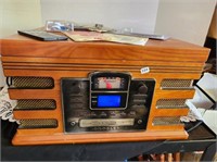 Crosley CD player, radio, record player