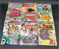 10 Marvel & Comico Comics 1970's 1980's 1990