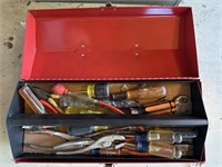 Red Tool box and Contents