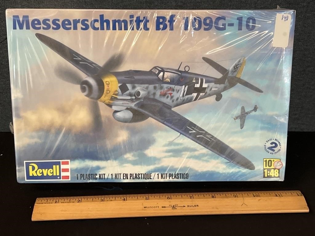 Vintage German Fighter Plane Model Kit Revell