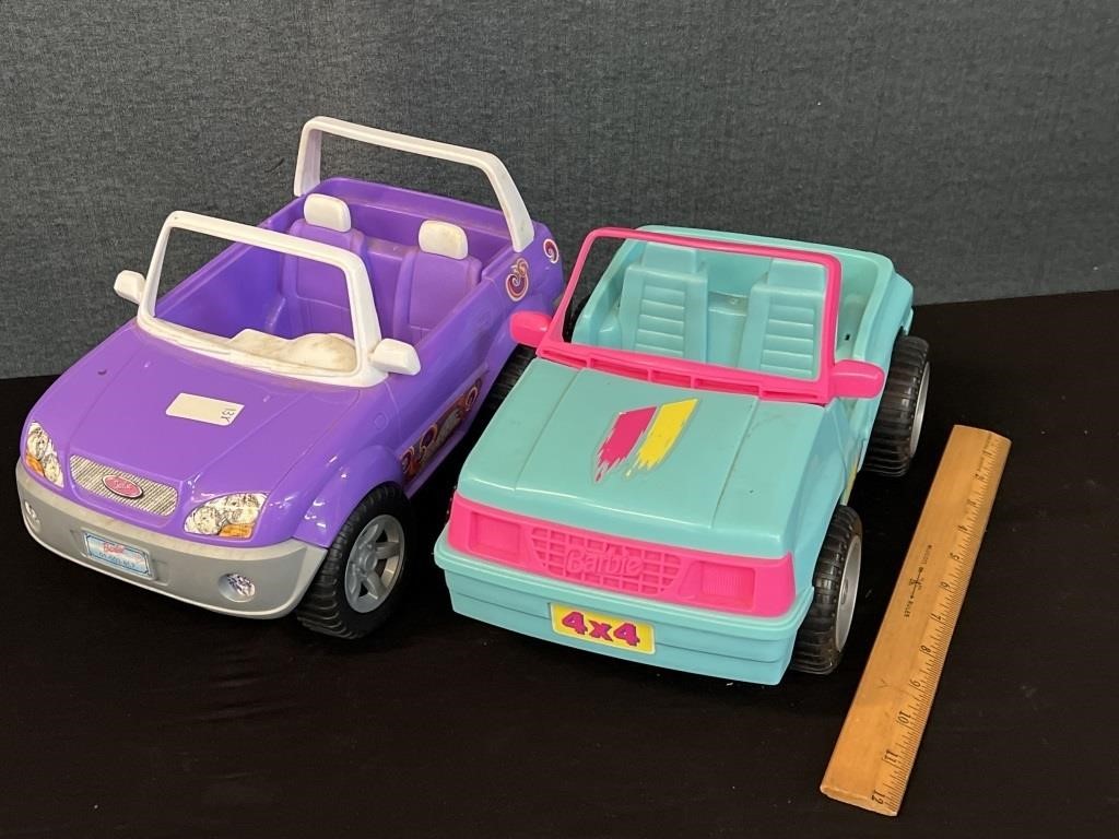 2 Vintage Barbie Dune Buggies