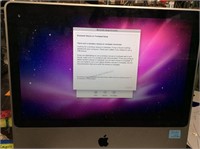 Apple IMac Computer. Powers On To Log In Screen.