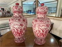 {each} Asian Vases