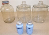 Large Storage Jars & S&P Shakers