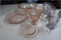 Pink Depression Glass & More
