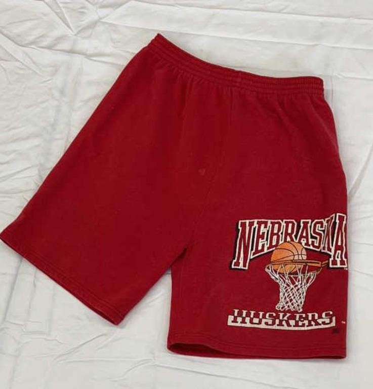 Nebraska size large basketball shorts