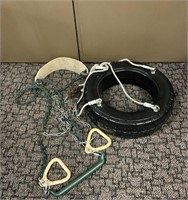 Tire swing, Swing and Rings for Swing Set