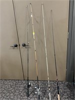 4 fishing rods