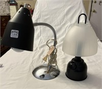 TWO lamps. 1 is battery operated