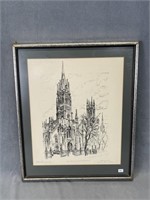 1967 Saint Michaels Cathedral Toronto Print