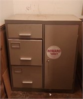 Metal File  Cabinet With Key