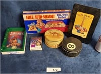 Camel Advertising Coasters Cards tins