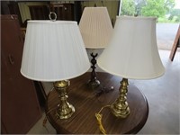 3 Nice Clean Table Lamps