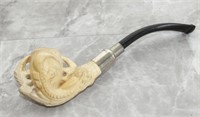 CARVED MEERSCHAUM ESTATE PIPE