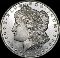 1891-O US Morgan Silver Dollar Gem BU from Set
