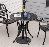 $115 Outsunny 30" Round Patio Dining Table