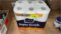 G&Y Paper Towel Rolls, 6 Rolls