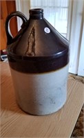 Crock Jug, no marks, has a crack