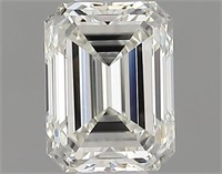 Gia Certified Emerald Cut .50ct Vs1 Diamond