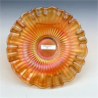 Fenton Marigold Smooth Rays 3/1 Edge Bowl