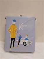 Vintage Ken doll suitcase with miscellaneous