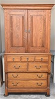 Lexington 2 pc Settler's Bureau/Media Cabinet