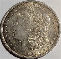 1921 - MORGAN SILVER DOLLAR (5)