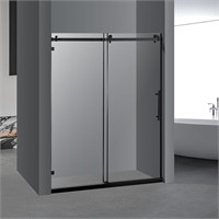 60 x 76 Frameless Sliding Shower Door