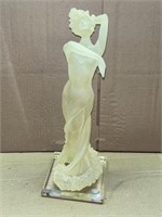 SIGNED 16.5" ACRYLIC SCULPTURE ON LUCITE