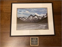 Framed Mountain Photograph 1